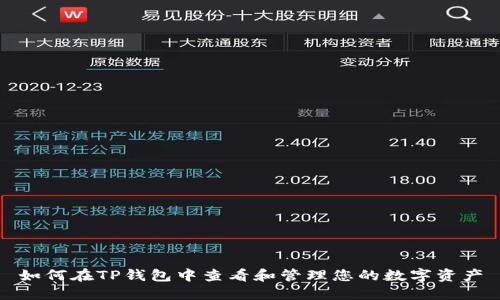 如何在TP钱包中查看和管理您的数字资产